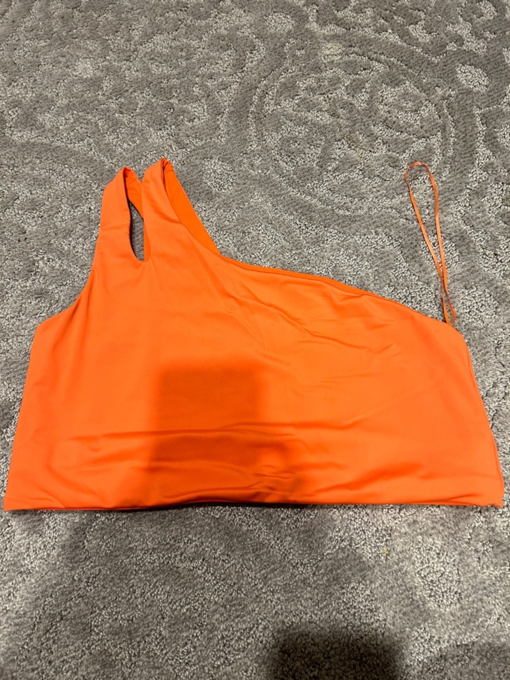 Fabletics Women’s High-Waist Active Leggings & One-Shoulder Sports Bra - Orange - Picture 9 of 11